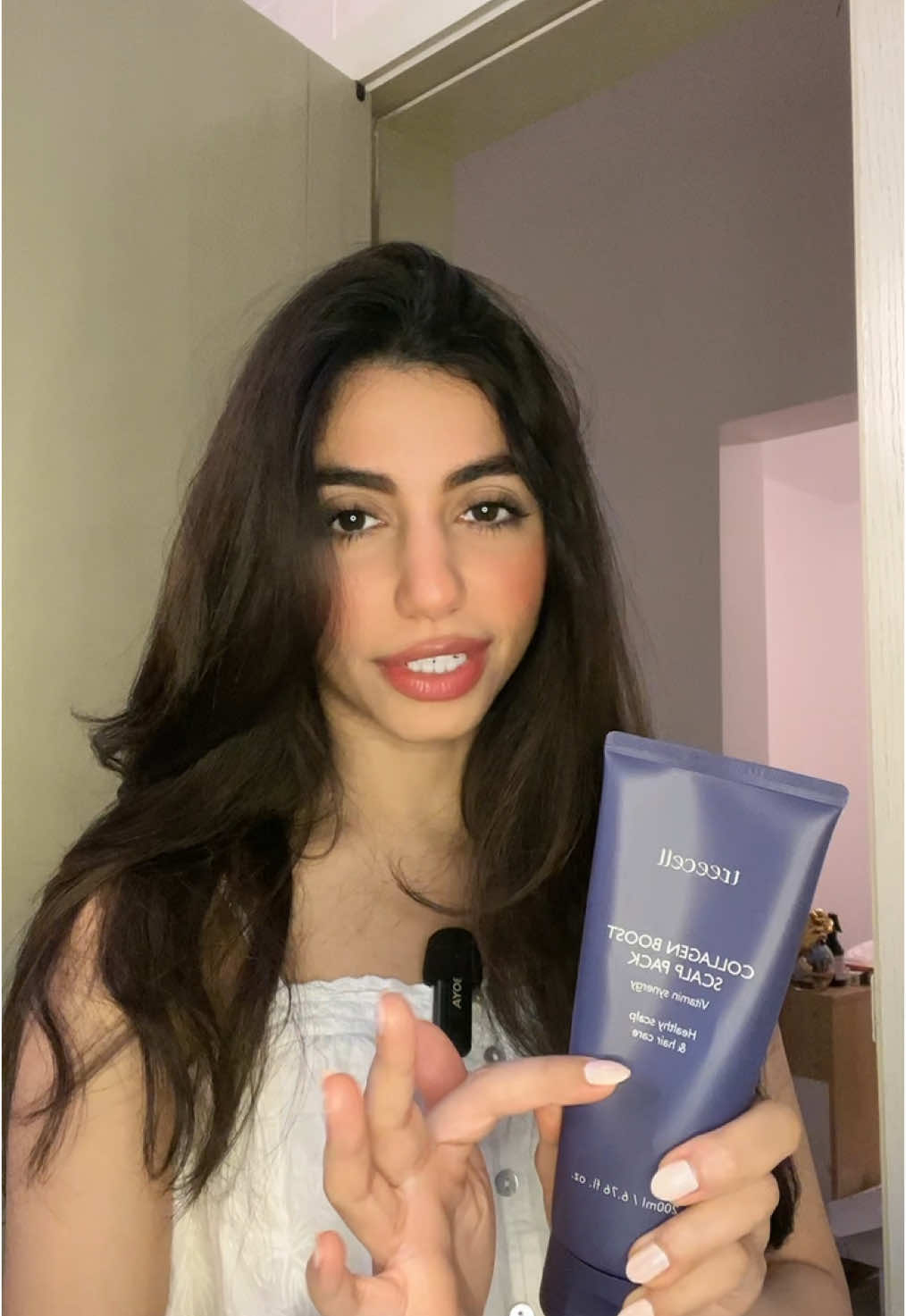 لأن فروة راس صحية يعني شعر صحي انصحكم بهذا الماسك للشعر والشامبو من تريسيل تلقونه في @kdermabeautysa  استخدموا كود الخصم KH  #كيه_ديرما_بيوتي #treecell 