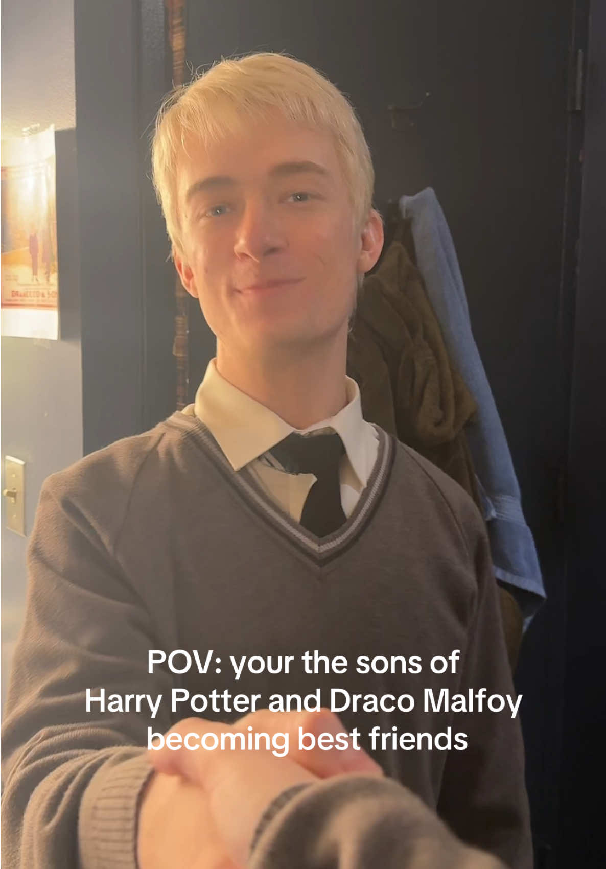 Unlikely Pals 🐍 @Cursed Child ⚡️  #cursedchildnyc #cursedchild #broadway #harrypotter #albus #scorpiusmalfoy #acting 