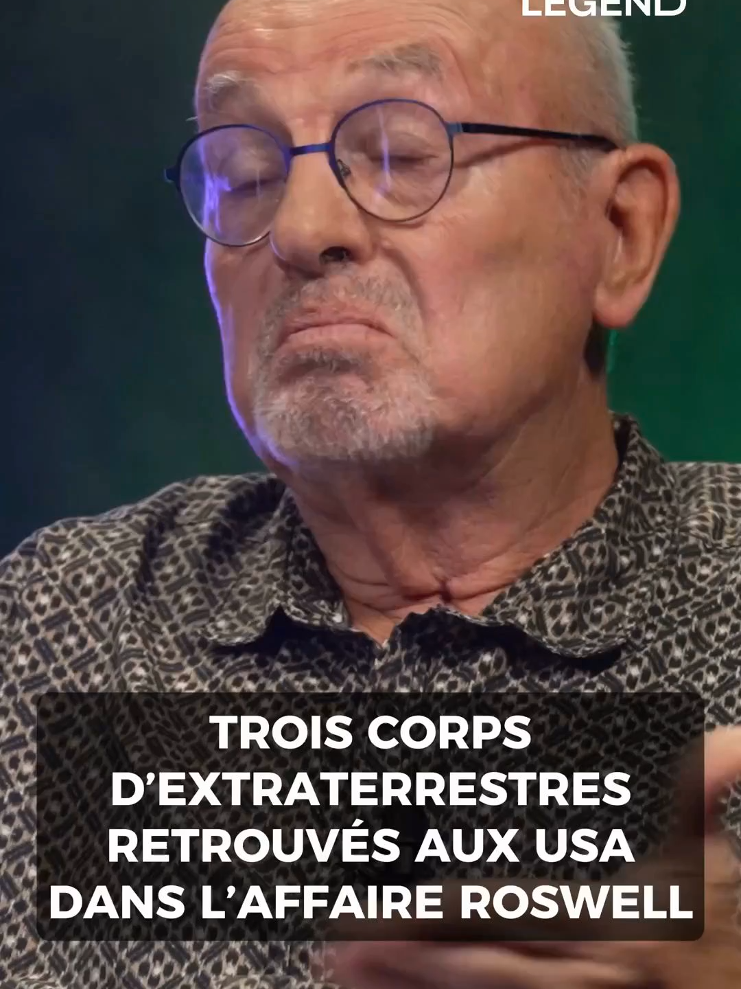 Trois corps d'extraterrestres retrouvés aux USA dans l'affaire Roswell ⬆️ Retrouvez l'interview complète sur la chaîne YouTube de LEGEND ou en podcast sur toutes les plateformes 💥 #legendmedia #legend #guillaumepley #ovnis