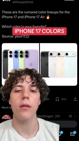 iPhone 17 colors might be meh this year #dyllie #tech #fyp #ios #iphone #iphone17#greenscreen 