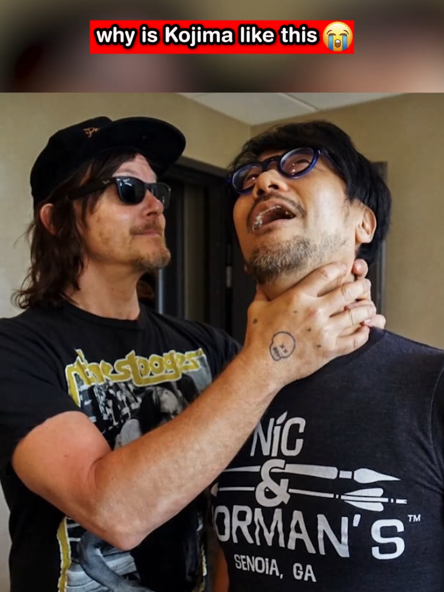 Why is Kojima like this 😭 Death Stranding 2  #deathstranding #deathstranding2 #playstation #sony #kojima #streamer #fyp #gaming