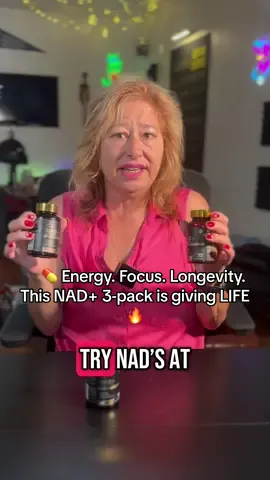 Recharge your body from the inside out with this powerful 3-pack of NAD+ supplements. Supports healthy aging, boosts energy, enhances brain function, and promotes cellular repair. Feel the difference—naturally. #NADPlus #NADSupplements #EnergyBoost #HealthyAging #TikTokShopFinds #BrainHealth #CellularEnergy #LongevitySupport 