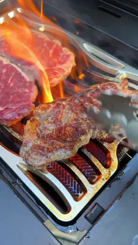 Just a bunch of steaks living their best grill life 🥩🔥@beefbaecon is giving each cut VIP treatment on the Phantom Prestige 500 RSIB Connected Grill. Zone by zone, sizzle by sizzle. Classy cuts only. #PhantomPrestige500 #GrillGoals #SteakLife