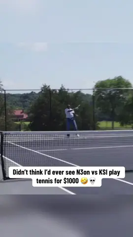 Didn’t think I’d ever see @N3on vs @KSI play tennis for $1000 💀🤣 #tennis #Wimbledon #n3on #n3onclips #sidemen #sidemensunday #ksi #miniminter #livestream #foryou #fyp 