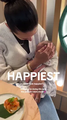 Little date with my husband + baby girl = pure joy 🥹❤️ happiest I’ve ever been #youlookhappier #postpartumjoy #momlife #sushidate #husbandandwife #husbandsoftiktok #girlmom #marriedlife #dayinmylife #Lifestyle #familyfirst 