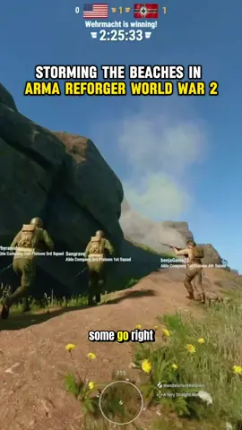 Storming The Beaches In Arma Reforger World War 2… #armareforger #milsim 