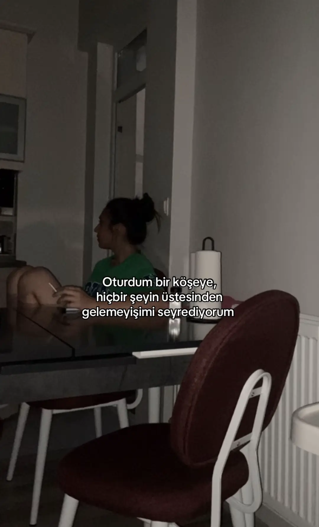 hiçbir şeyin üstesinden gelemiyorum artık
