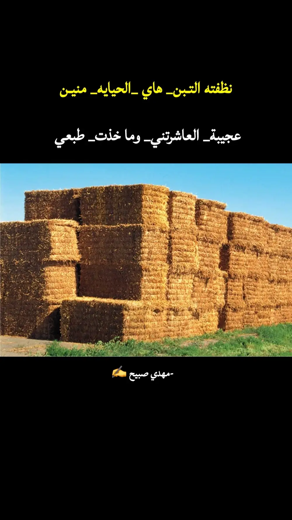 #صدك.  عجيبه. 