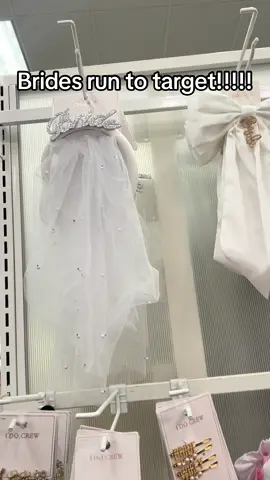 They had the cutest little collection!!! I especially loved the bride / wifey clips because you can use it even after the wedding 🥹💍 #wedding #weddingtiktok #bride #bridaltok #bridetok #target #bridalaccessories #wifey #bridetobe #2025bride #2026bride 