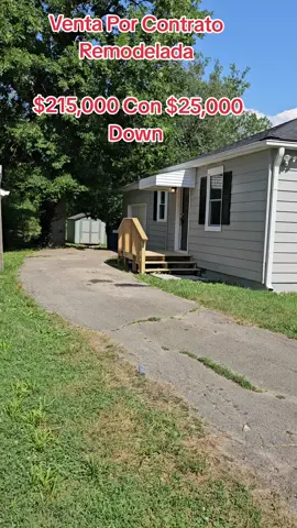 Venta Por Contrato  Warren Township Indianapolis Indiana  3 Recamaras  1 Baño  Sala Cocina Con Electrodomésticos Nuevos Precio $215,000  Enganche $25,000  #CasaEnVenta #Casaindianapolis  #VentaPorContrato  #SeVendeCasa 