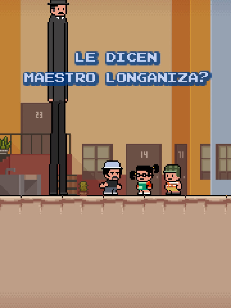 Maestro Longaniza 😄 @Chespirito  #elchavo #elchavodel8 #sinquererqueriendo #pixelart