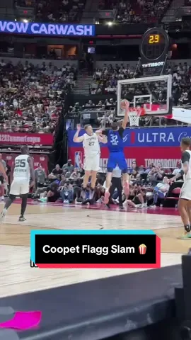 What a way to end the 3rd 😤 #NBA2KSummerLeague #NBA #Basketball #CooperFlagg #Mavs 