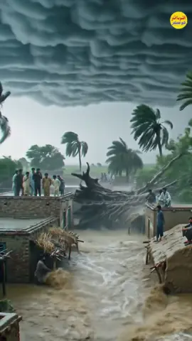Ya Allah Maf Farma🙏 #PakistanFloods #PakFloodScene #FloodedVillage #Monsoon2025 #Veo3Prompt #AIgeneratedVideo #mrsajidai 