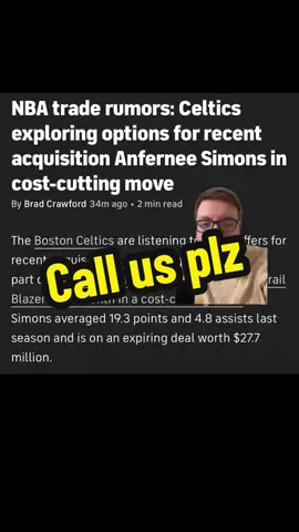 Someone call us back #basketball #hoops #roundballrenaissance #NBA #boston #celtics #anferneesimons 