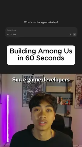 Building among us in 60 seconds #ai #coding #nocode #lobable