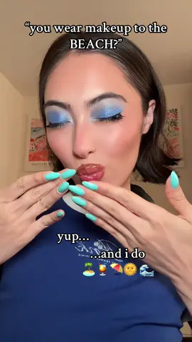 i need a beach makeup look for the beach DUH #grwnirish #foryoupage #fypシ゚viral #fypシ #fypage #foryourpage #makeuphacks #makeupartist #beachmakeup #beachvibes #beachywaves using @Gucci @Diorbeauty @Charlotte Tilbury @ColourPop Cosmetics 🤍