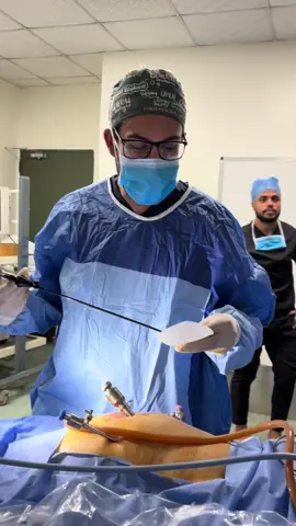 Mesh placement for laparoscopic TAPP hernioplasty #فتق #بعج #Hernia #جراحة #منظار 