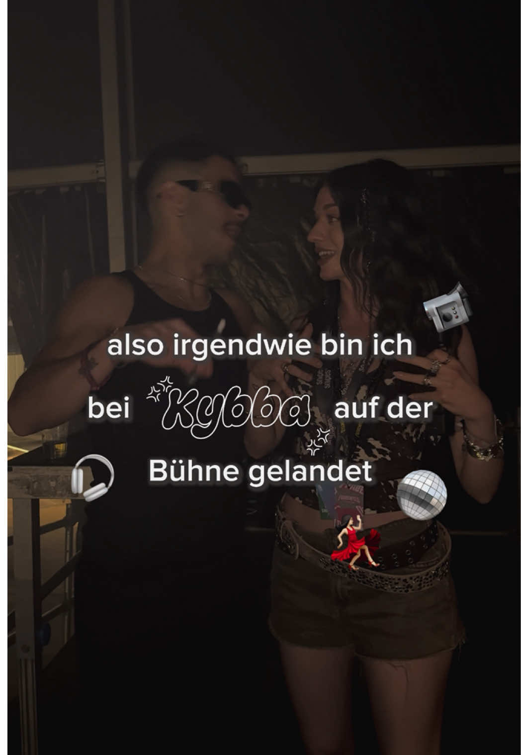 zufällig auf @Kybbas Bühne geendet 🤫💃🏻 #oaf25 