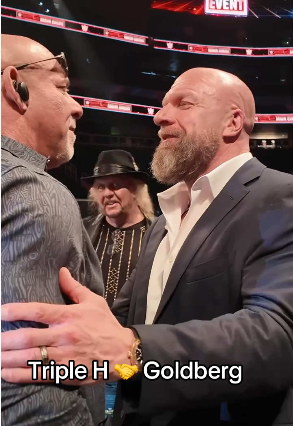 #Goldberg really said 🔄  He’s still got it! 😤👏 #WWE #TripleH #SNME 
