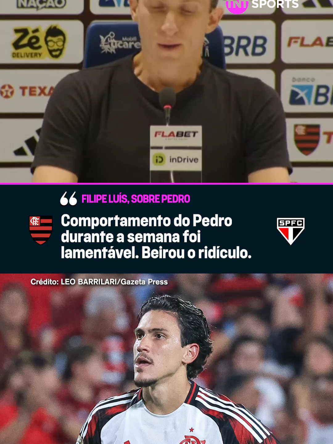 “DADOS DO TREINO DIZEM QUE O PEDRO É ÚLTIMO EM TUDO”! 🔴⚫ Filipe Luís explicou o motivo de Pedro não ter sido relacionado contra o São Paulo! #BrasileirãoBetano #FootballTikTok #SportsNews #TikTokEsportes #flamengo #pedro #filipeluis