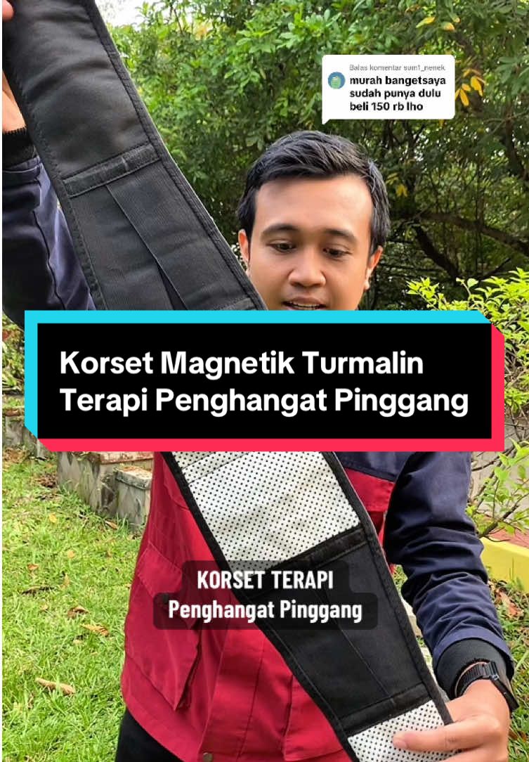 Membalas @sum1_nenek Lagi promo kak korsetnya. Korset magnetic tourmaline terapi penghangat pinggang #korsetterapi #korsetterapipinggang #korsetmagnetik #pinggangkaku #wibgajian #cuantanpabatas 