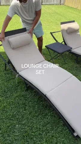 This lounge set came with the cushions and the table for a crazy good deal!  @Kullavik  #loungechairs #poolloungechair #poolchairs #poolsidevibes #patiofurniture #poolfurniture #summermusthaves #LoungeChair #PatioFurniture #OutdoorFurniture #LoungeChairs #Tanning #Poolside #BackyardLiving #backporchonsincluded #poollife #patioseason #patiodecor #patiomakeover #TikTokShopSummerTurnUp #tiktokshopcreatorpicks #spotlightfinds #dealsforyoudays #tiktokdealsforyoudays