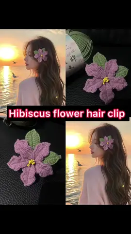 Learn how to crochet this elegant hibiscus flower hairpin using wire for structure and picot stitches for delicate details. Perfect for summer accessories, weddings, or handmade gifts. This floral design includes petals and leaves with clear step-by-step guidance! ワイヤーを使って立体的に仕上げる、木槿（むくげ）の花のかんざしをかぎ針編みで作ります。ピコットステッチで可憐な仕上がりに。夏や浴衣、贈り物にもぴったり！ #creatorsearchinsights #crochetflower #hibiscusflower #crochetpetal #crochetleaf #picotstitch #crochetwire #crochetaccessories #flowerhairpin #crochettutorial #diycrochet #crochetideas #handmadewithlove #crochetdesign #crochetvibes #crochetpattern #crochethairaccessory #hairpin #hairaccessory #handmadeaccessory #crochetjewelry #かぎ針編み #手作りアクセサリー #花のヘアピン #ワイヤークロッシェ #ヘアアクセサリー #木槿 #韓国風ヘアピン #foryou #fyp #viralcrafts #diyfashion #aestheticvibes #asmrcrochet