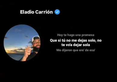 Promesa - Eladio Carrión  #eladiocarrion #music #dedicar #music #fyp #viralllllll #lyrics_music #rolitaschidas #letrasdecanciones #fouryou #lyrics 