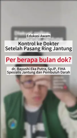 Sudah pasang ring jantung dan bingung kapan harus kontrol lagi ke dokter? Pahami frekuensi ideal kontrol setelah pemasangan ring jantung. Yuk, jaga kesehatan jantung kita bersama! Mari diskusi di kolom komentar jika ada yang ingin ditanyakan. Bantu share juga ke teman atau keluarga yang membutuhkan. #HeartHealth #CardiacCare #StentRecovery #Cardiology #HealthEducation #JantungKuat #KontrolJantung  #InformasiKesehatan #PostPCI #bsd #gadingserpong #pandeglang 