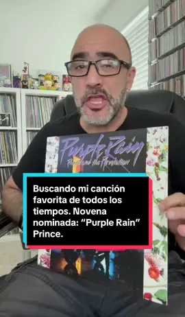 Buscando mi canción favorita de todos los tiempos. Novena  nominada: “Purple Rain” Prince #ladob #ladobmelomanos #prince #purplerain #solodeguitarra #guitar #colecciondediscos #guitarsolo #latinovinilos