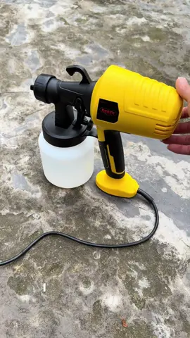 Máy Phun Sơn Chạy Điện REAIM Công Suất 450W Bình Chứa 800Ml Cò Bóp Công Thái Học#xuhuong #thinhhanh #dienmaydandung24h 