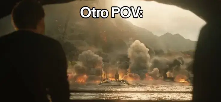 Godzilla salva a braquiosaurio #godzilla #brachiosaurusdeath #jurassicworld #dinosaurs 