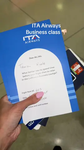 Not my favorite business class ❌✈️#relateable #travel #ita 