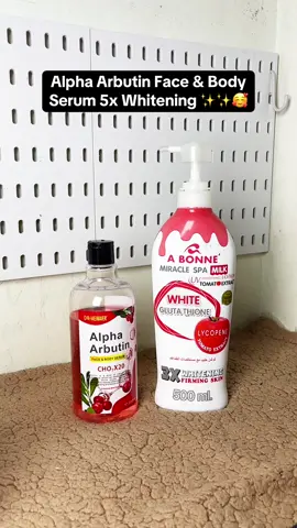 #alphaarbutinfacebodyserum #alphaarbutin #abonnelotion 