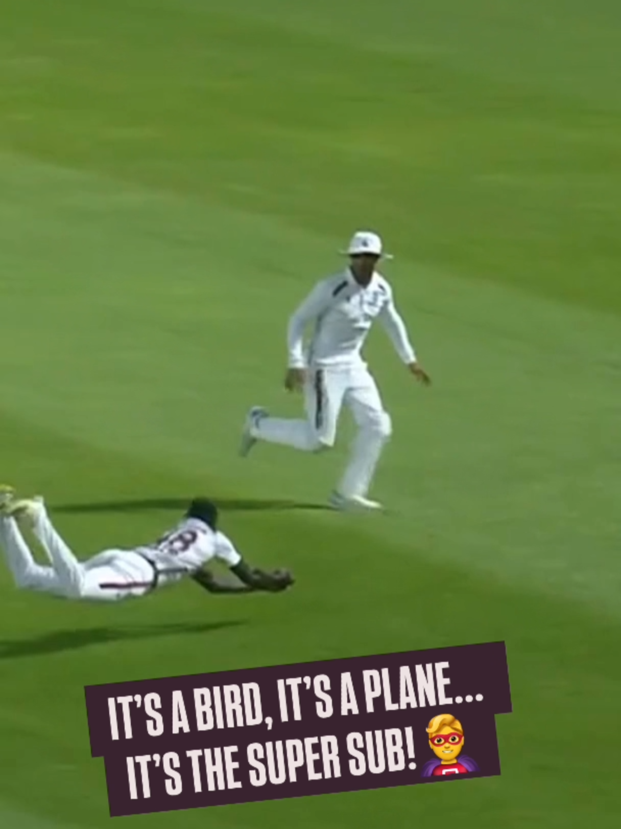 SUPER SUB SCREAMER!!! 🤯🤯 ANDERSON PHILLIP REELS IT IN AT FULL STRETCH TO DISMISS TRAVIS HEAD!! 🧤 Catch every ball of Australia’s tour of the West Indies live on ESPN on #disneyplusau / #disneyplusnz 📺 #screamer #supersub #wicket #WIvAUS #testcricket #fyp #sportsontiktok #espnaustralia