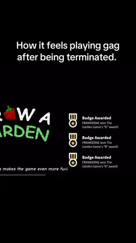 Man, im hoping there’s a chance I can get my account back. I finally got my stuff back after being terminated on another account. 😪#roblox #growagarden #fyp #viral #noob #jandel 