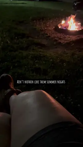 Summer nights 🥰#summernights #summervibes #fire #MomsofTikTok #makingmemories #greenscreenvideo #whenthesungoesdown 