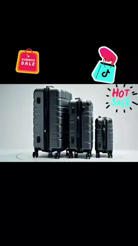 luggage set, suitcase set, travel bags, hardshell luggage, spinner luggage, carry on, checked luggage, cabin luggage, lightweight luggage, durable luggage, expandable suitcase, secure luggage, travel essentials, 3 piece luggage set, family luggage, cheap luggage, luggage deals, best luggage, buy luggage, luggage sale, online luggage, discount luggage, travel accessories, holidays, vacation, airport, packing Travel in style & on budget this summer! ✈️ Get our complete 3-piece hardshell luggage set for just £54.99 with FREE SHIPPING! This versatile set includes 24