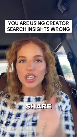 You are using creator search insights the wrong way #creatorsearchinsights #tiktokgrowthtips #contentcreatortips #tiktoktips #algoritmotiktok #tiktokupdate 