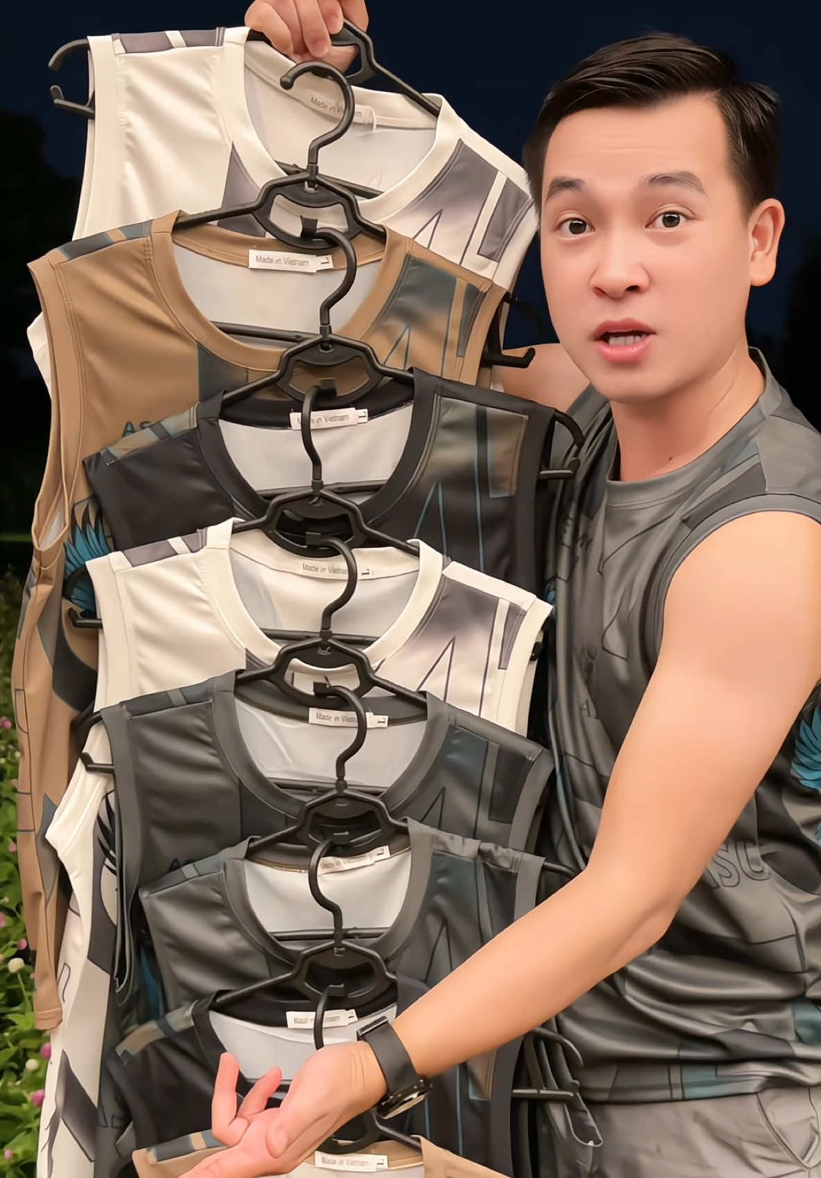 Combo Áo Tanktop Nam Sát Nách Thoáng Mát