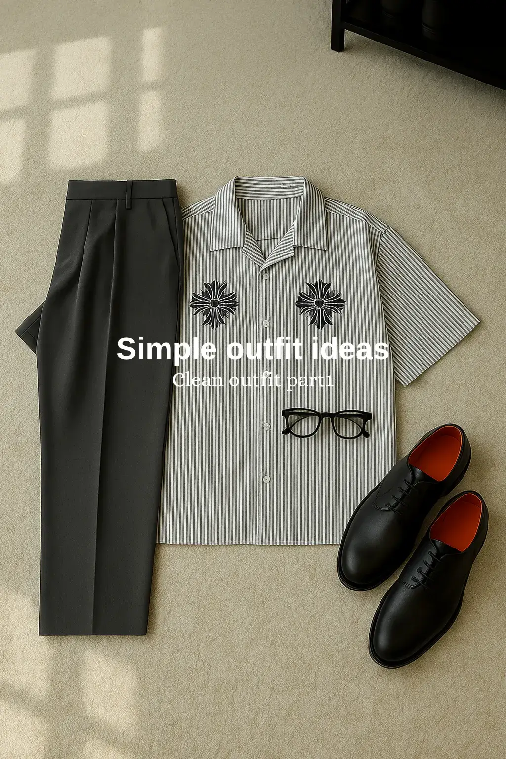 Gaya clean look yang bisa kamu tiru buat tampil keren #inspirasioutfit #outfitideas #outfitinspo #outfitinspiration #outfitpria #cleanoutfits 