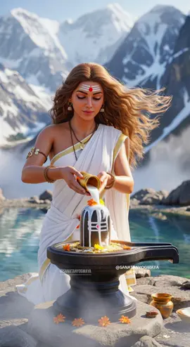 Goddess Parvati’s prayer to Lord Shiva is a symbol of deep devotion, patience, and divine love. In order to win his heart, she performed intense tapasya (penance) in forests, standing for years in harsh conditions, meditating with unwavering focus. Her prayer was not just for union, but also to awaken Lord Shiva’s compassion for the world. Moved by her pure devotion, Lord Shiva accepted her as his consort. Parvati’s prayer is a reminder that true love, dedication, and spiritual effort can unite the soul with the Supreme. Her devotion is especially remembered and celebrated during the holy month of Sawan. 🌿🌿🌿🌿🌿🌿🌿🌿🌿🌿🌿 Follow @sanatanyogmaya            @RDL.CREATIVEME  #harharmahadev #shivmantra #shiv #bholenath #spirituality #mahadev #mahakal #shankar #shambhu #sawan #maa #parvati #devi #shivparvati #Love #art #peace #follow #followme #followmyinsta #followmyinstapage #followmeoninsta #fyp #fypシ #fypシ゚viral #foryou #foryou #foryoupage #tiktok #explorepage #om #viral #🌸 #🙏 #💙 #🧿 #🌿#🌳 #🌱 #❤️ 