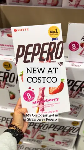 #costco #new #pepero #strawberry #koreansnack 