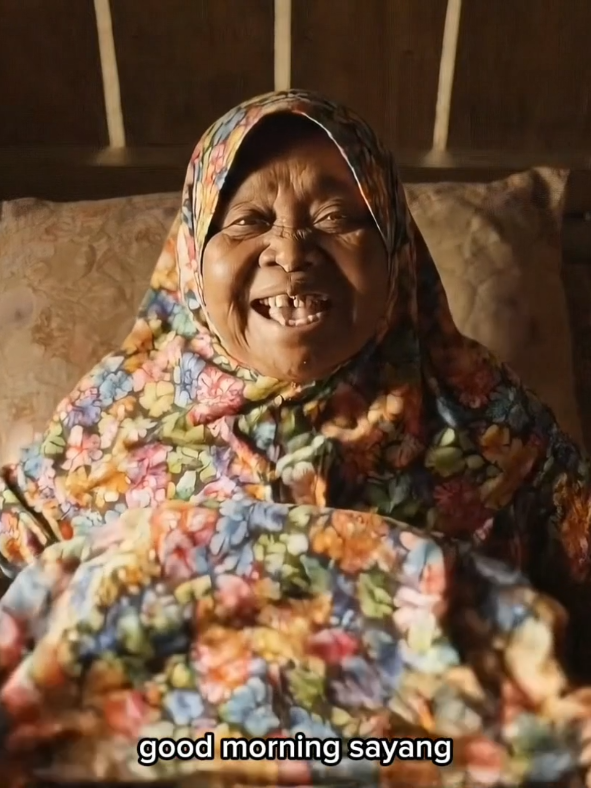Good morning sayang👵🏼 #nenek #goodmorning #wish 