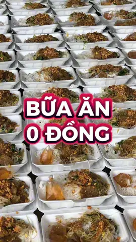 Bữa ăn 0 đồng với 150 phần bún xào chay 🙏 #tiemchaythoike #bunxaochay #buaan0dong 