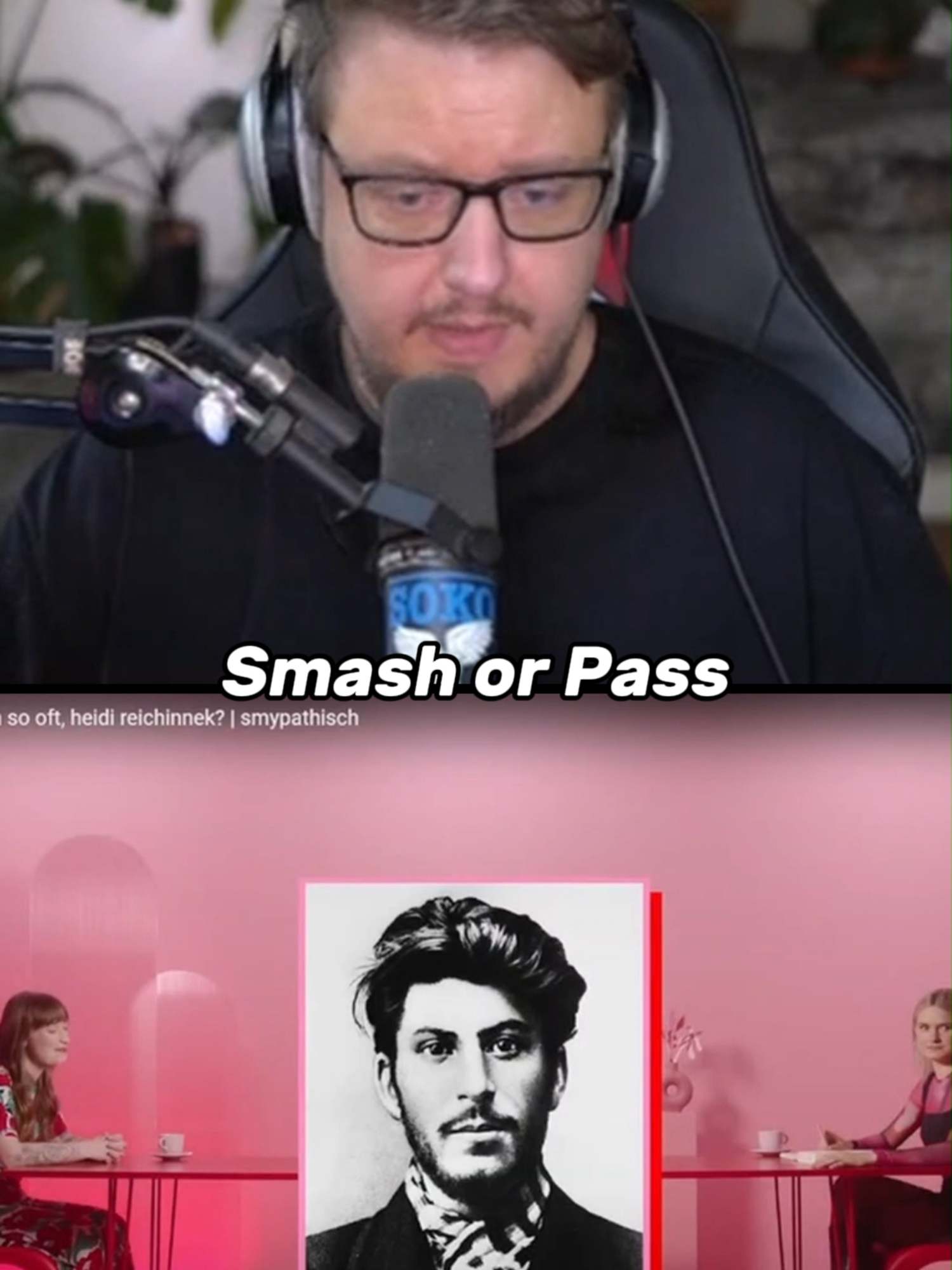 Smash, weil Stalin ist Stalin! #Stalin #LuigiMangione #Smash #ArminLaschet #SmashorPass #HeidiReichinnek #links #roteSonne #fyp