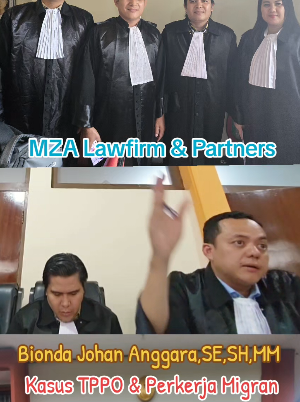 Sidang lanjutan dugaan Tindak Pidana Perdagangan Orang (TPPO) dalam dugaan legalitas kantor cabang PT.NSP untuk Calon Pekerja Migran Indonesia (CPMI) oleh terdakwa Hermin dan rekannya Dian dan Alti digelar di Pengadilan Negeri (PN) Kelas 1A Kota Malang. Adapun dari pihak Jaksa Penuntut Umum (JPU) menghadirkan 3 saksi untuk menjelaskan tahap awal menjadi calon PMI sampai dengan Proses pemberangkatan, kami dari kuasa hukum terdakwa kantor Hukum MZA Lawfirm & Partners dalam keterangan saksi dimana dalam proses BAP dikepolisian saksi tidak mengetahui apa yang tertera di kesaksian BAP termasuk para saksi menerangkan prosedure menjadi perkerja migran telah di lewati sesuai prosedural oleh pihak PT.NSP sehingga memperkuat dakwaan dari JPU bahwa surat dakwaannya sumir dan terlalu dipaksakan. #hukum #advokat #lawyer #pekerjamigranindonesia #hukumindonesia #malang #pnmalang #tki #tkihongkong🇭🇰🇮🇩 #fypシ #fypシ゚viral 