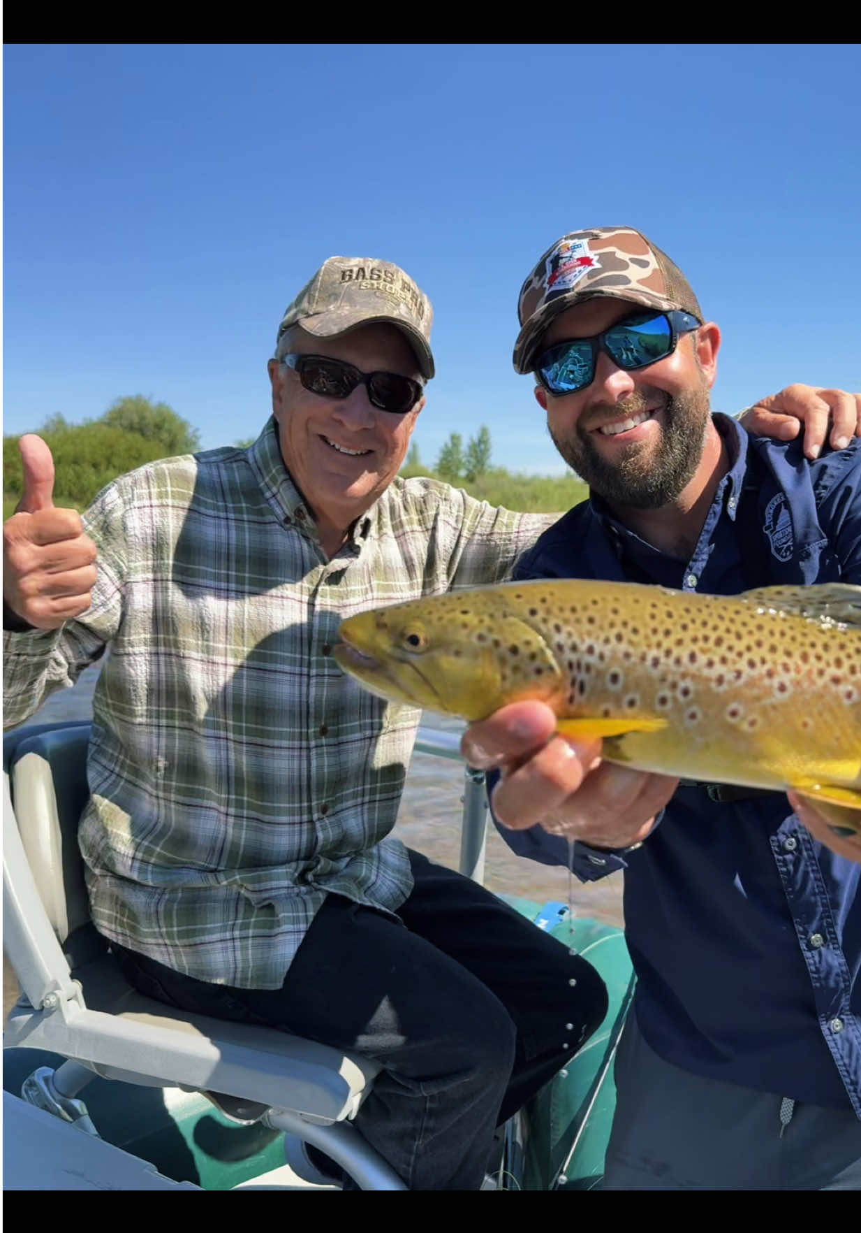 Float fishing trip with dad 🙌🏻