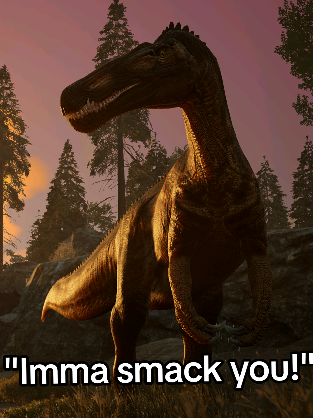Sucho ain't hearing it today. These claws rated E for everyone! @🌌🖤Tigress Nightstone🖤🌌 @Felicity @SungChipmunk561 @Bee_Rex # #pathoftitans #xboxseriesx #dinosaurgames #fypシ  #gaming 