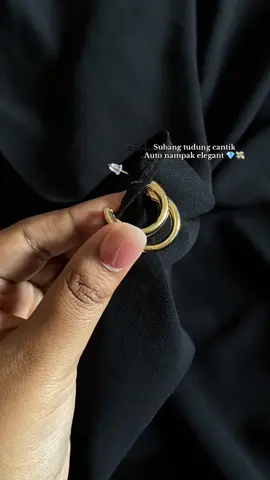 Simple but nice #earrings #hijabstyles #fyp #subang 